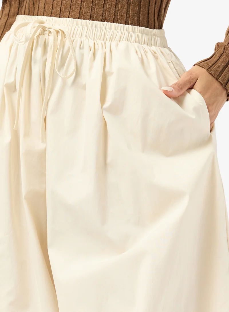 Ginger  Pleated Wide Leg Balloon Pants for Women | Best Price UAE